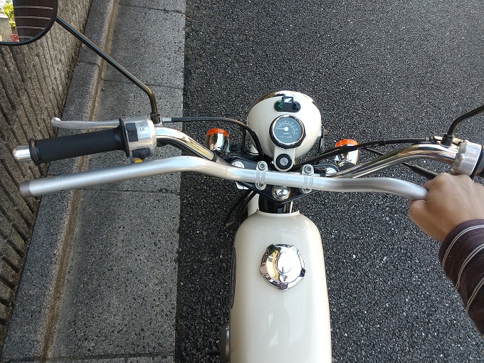 ホンダ エイプ100（APE100） シート交換【デイトナ→純正（ノーマル）】＆ハンドル交換は…見送り！ 自動車業界特化型税理士事務所  OFFICE GARAGE